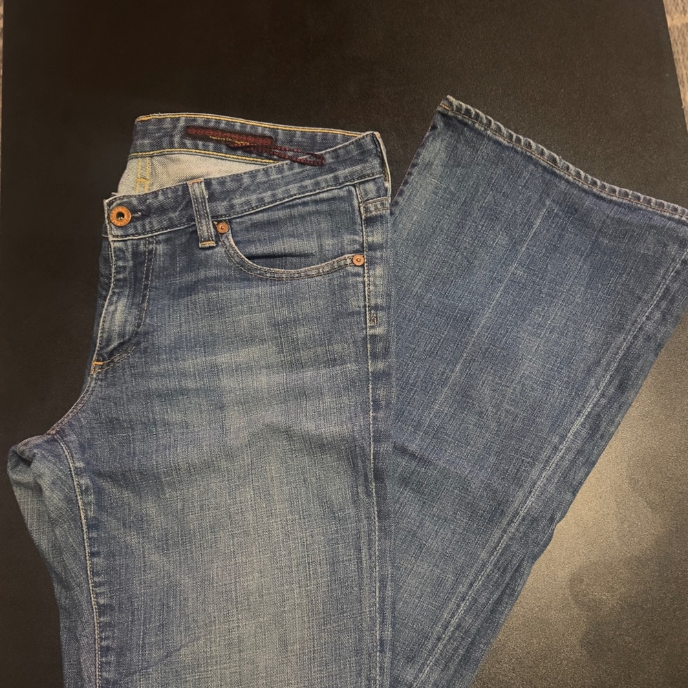 Ag Adriano Goldschmied Dark Blue Denim Jeans